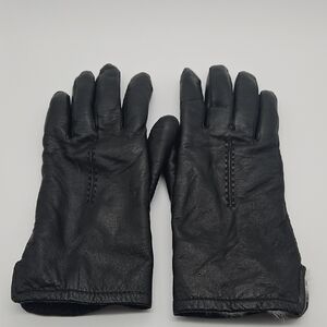 Grane Black Leather Women's Gloves